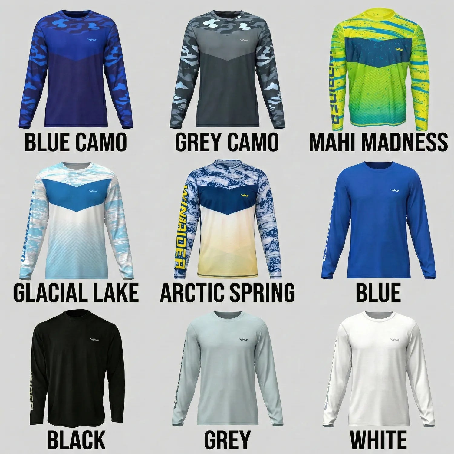 Helios Sun Shirt color options